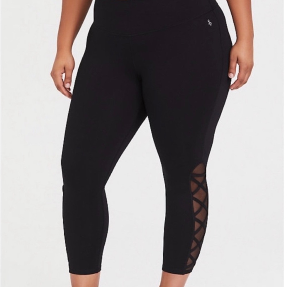 High rise crop leggings torrid 00 10 nwt